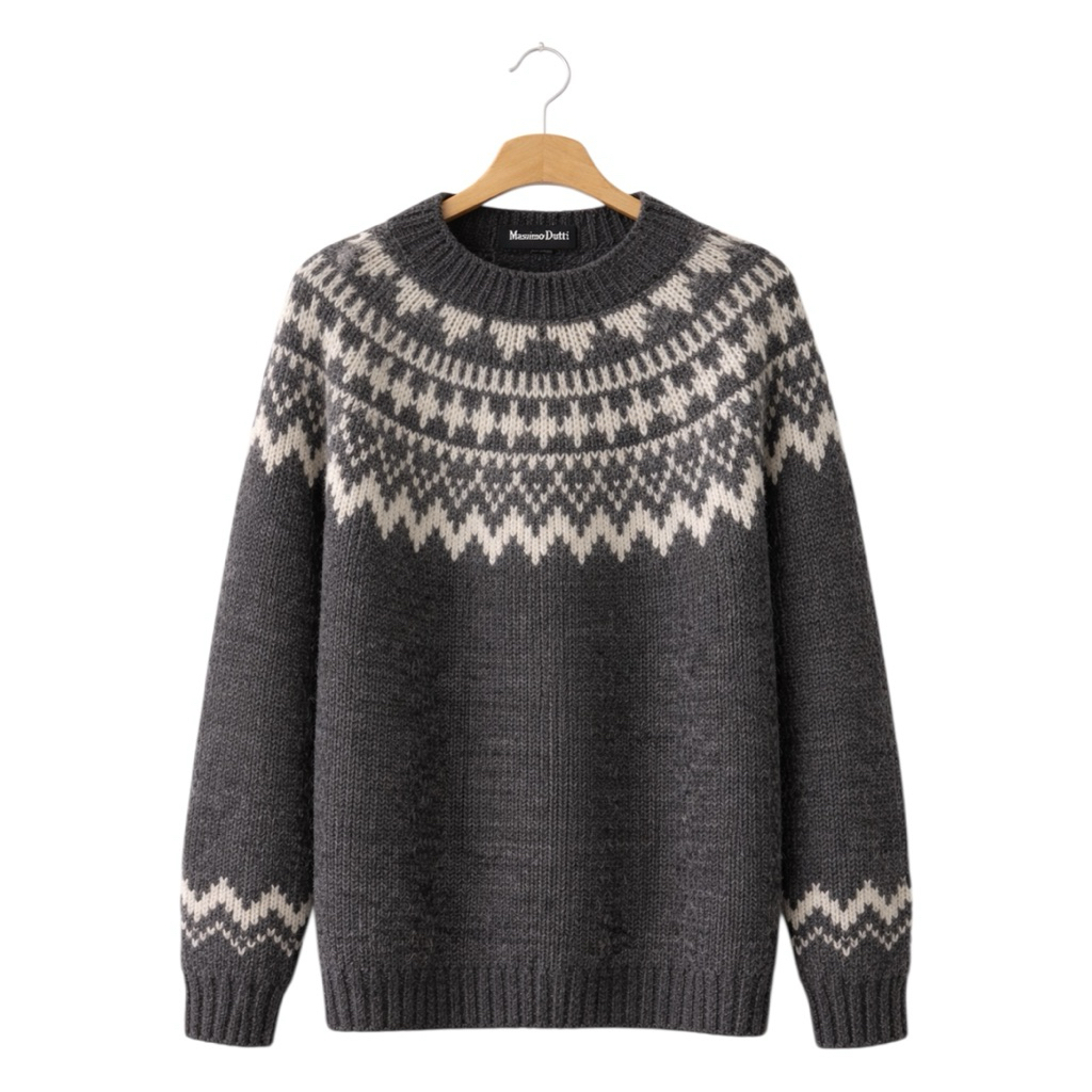 (Woman) Oversize Sweater Wool Massimo Dutti