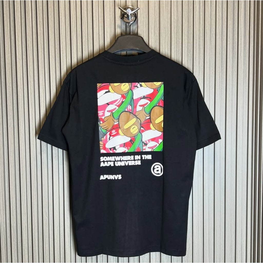 T-shirt bape kaos pria bape unisex full tag kaos oversize pria
