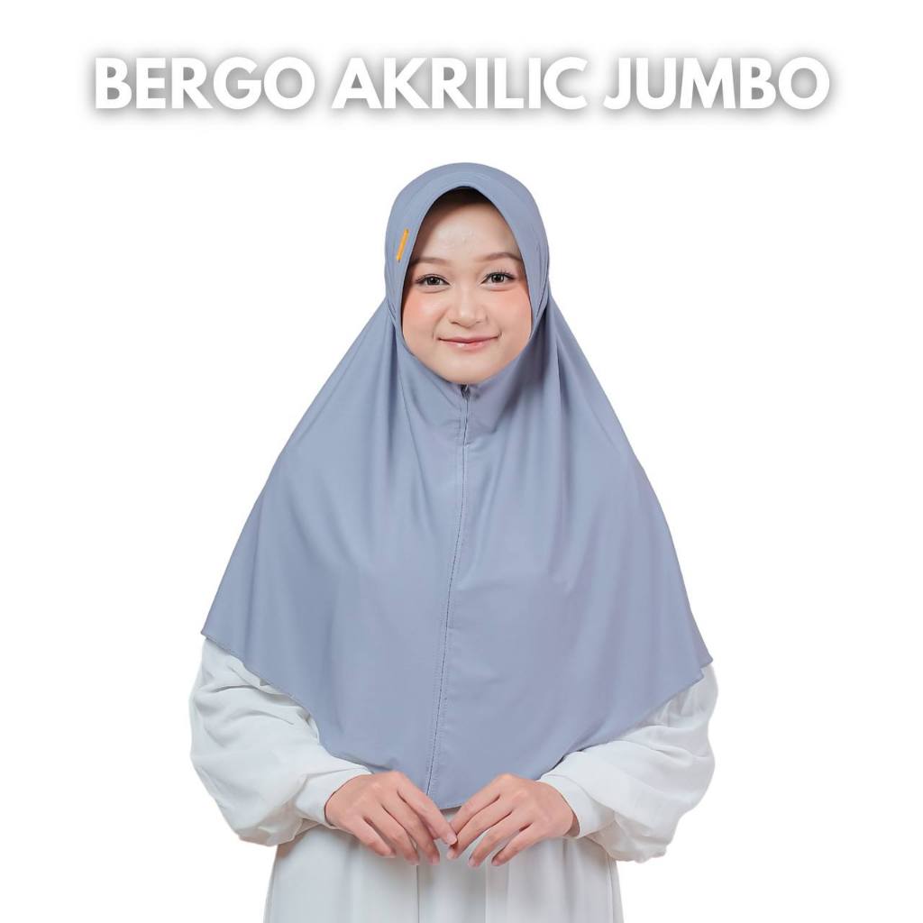 Bergo Akrilik Jumbo/Jilbab Bergo/Bergo Jersey Premium