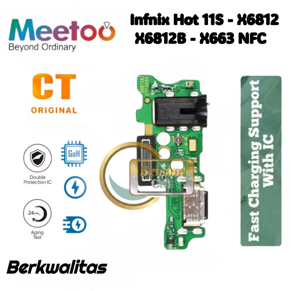 Papan Cas Infnix Hot 11S - X6812 - X6812B - X663 NFC / Flexible Charger