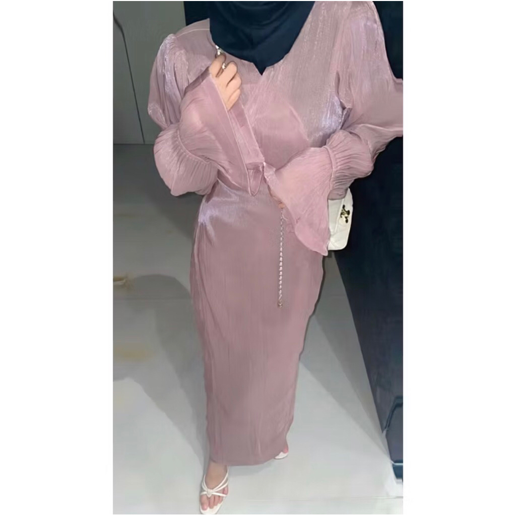 [PRELOVED] luxuryoutfit rose shimmer dress