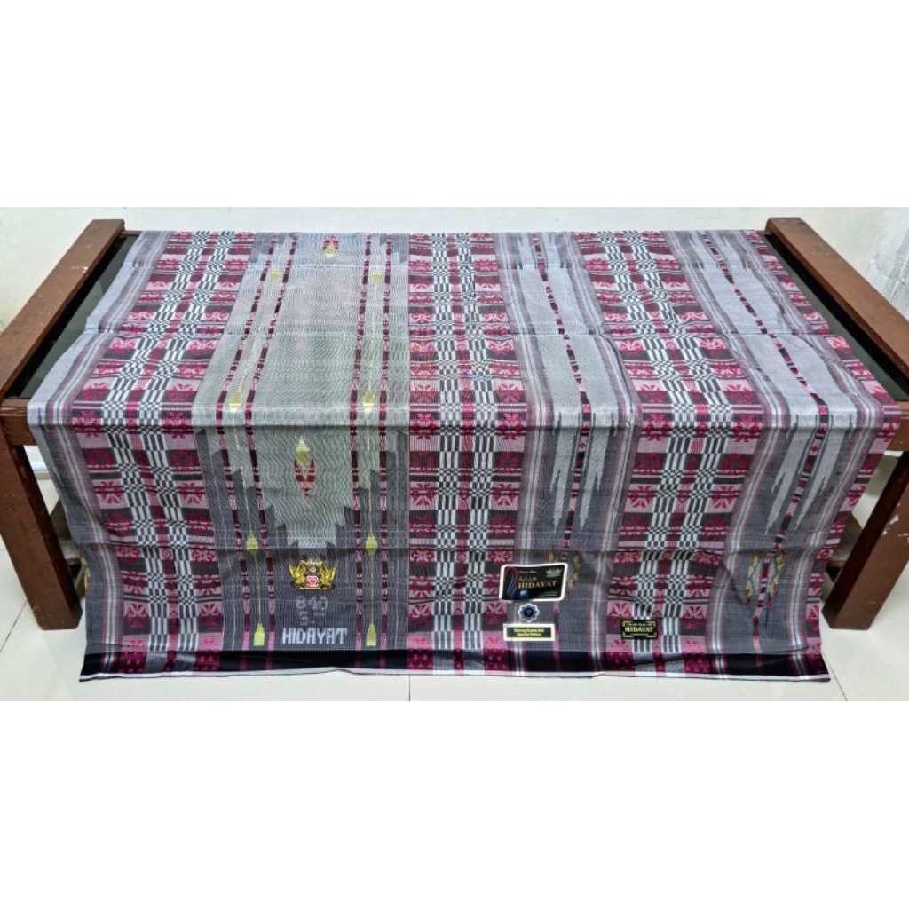 SARUNG HIDAYAT St 840 full songket full sutra asli tenun tradisional