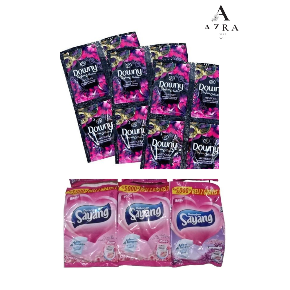 Detergen Sayang Lavender Hijab+ 1 Renceng Downi Pewangi Pakaian