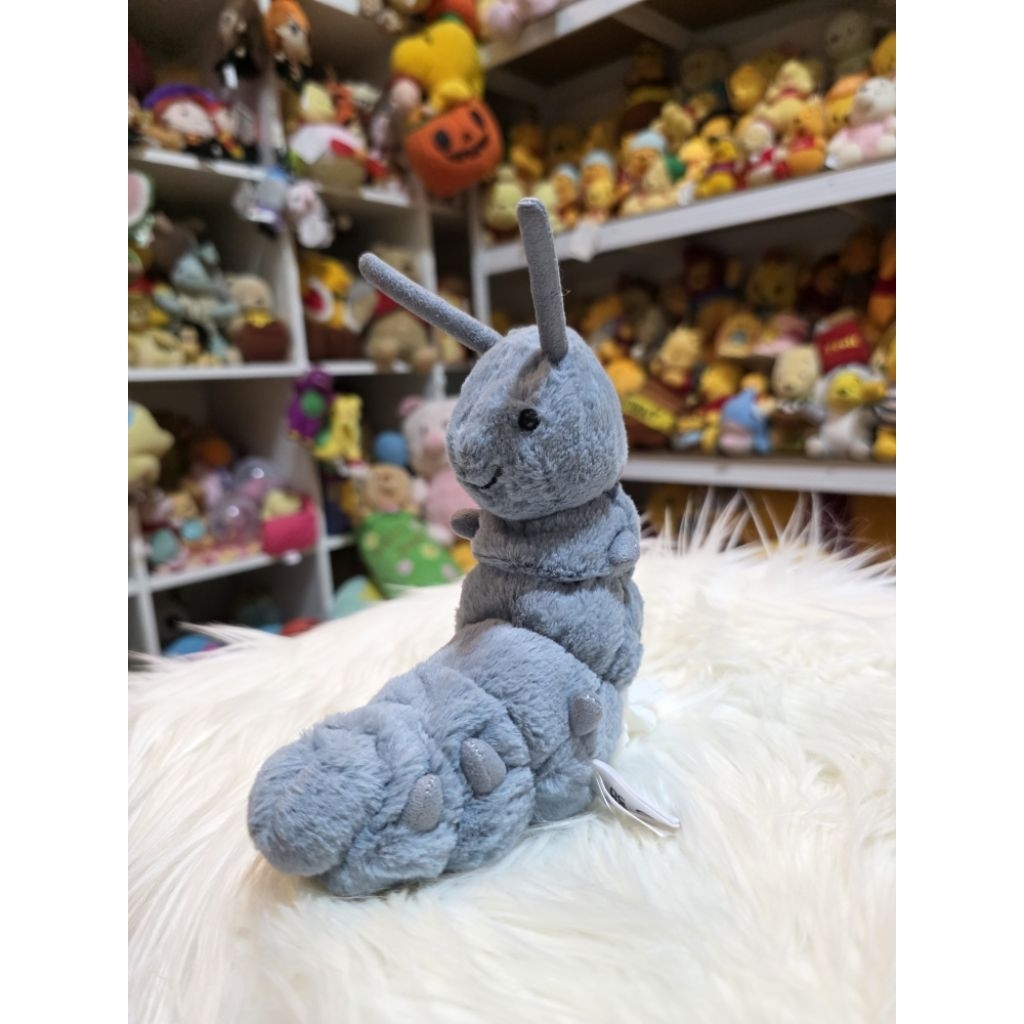 Boneka jellycat wriggidig Bug RARE RETIRED small original jellycat