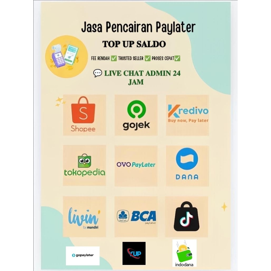 DANA Digital Cepat TOP UP Isi SALDO Dompet Elektronik Aman 24 Jam