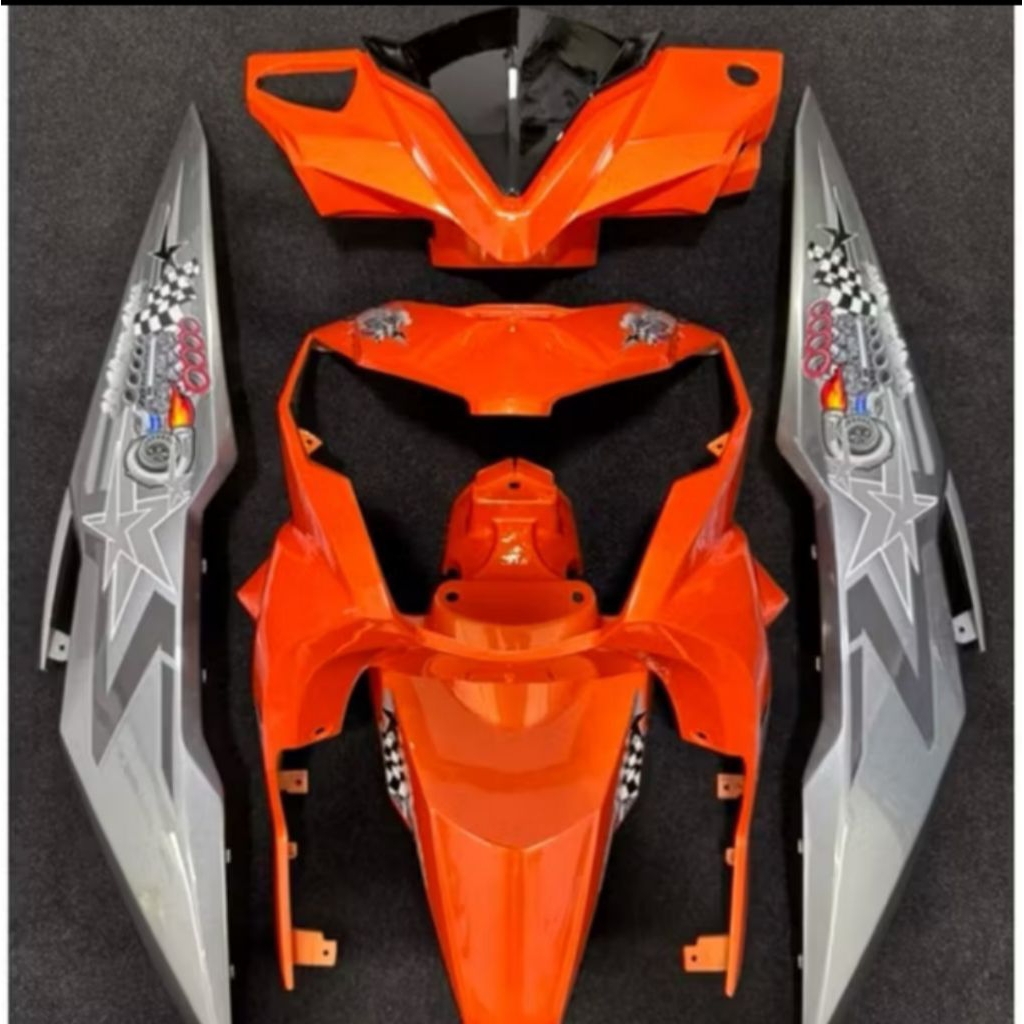 CAT PU ORANGE SUNKIST+ SILVER PAKET | CAT MOTOR | CAT MOBIL | CAT AUTOGLOW | CAT AUTOMOTIF |