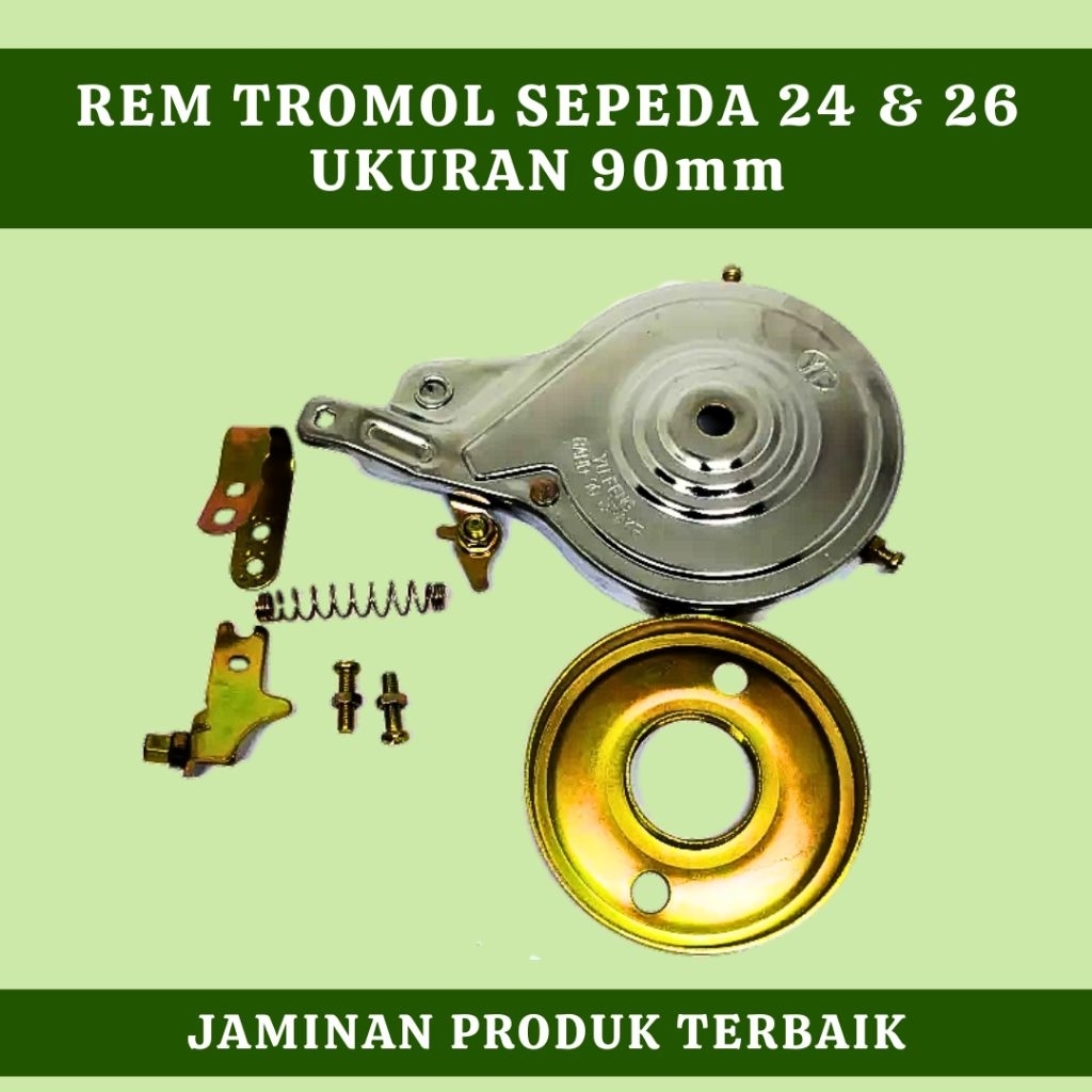 Rem Tromol 90mm Sepeda Mini Jengki 24an 26an