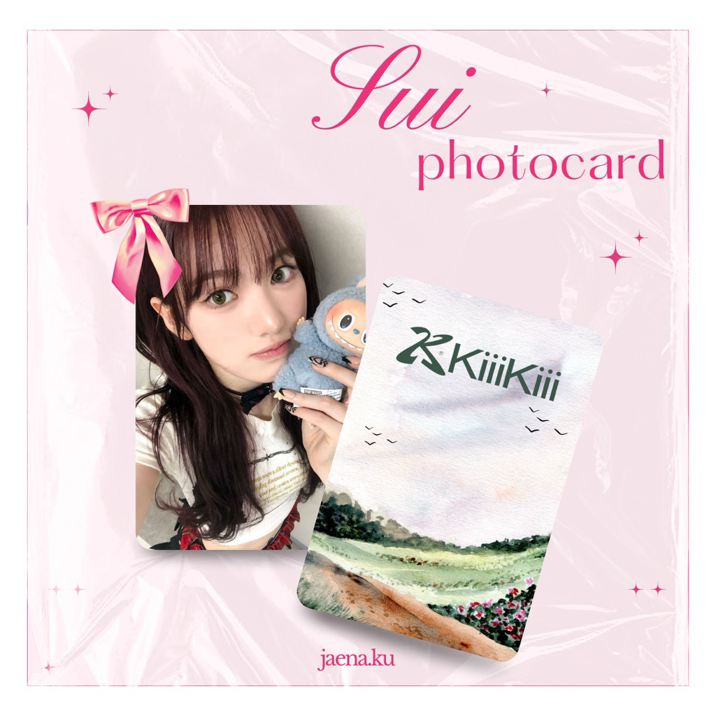 PHOTOCARD SUI SELCA CUTE KIIIKIII KPOP FANMADE