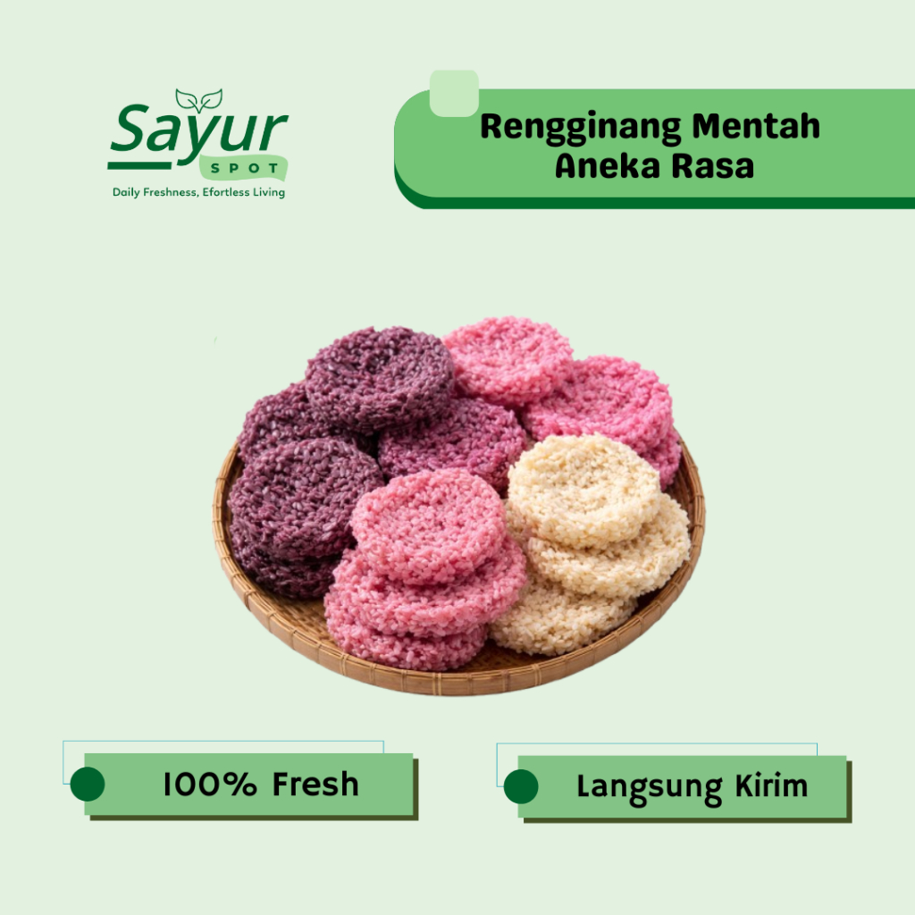Rengginang Mentah Aneka Rasa | Sayur Spot Bekasi