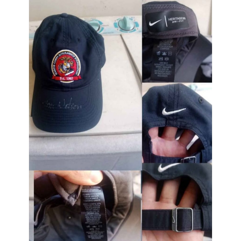 topi Nike Dri-Fit warna biru navy