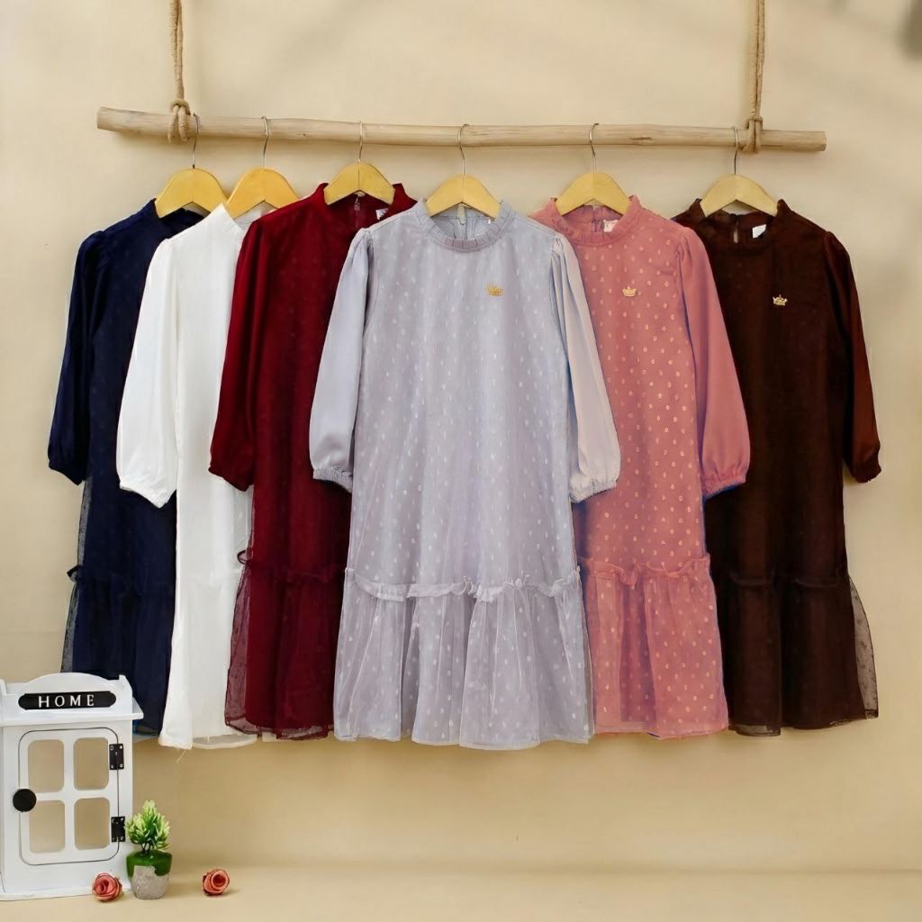 Gamis Rayya / Gamis Anak / Gamis Anak Rayon Twill