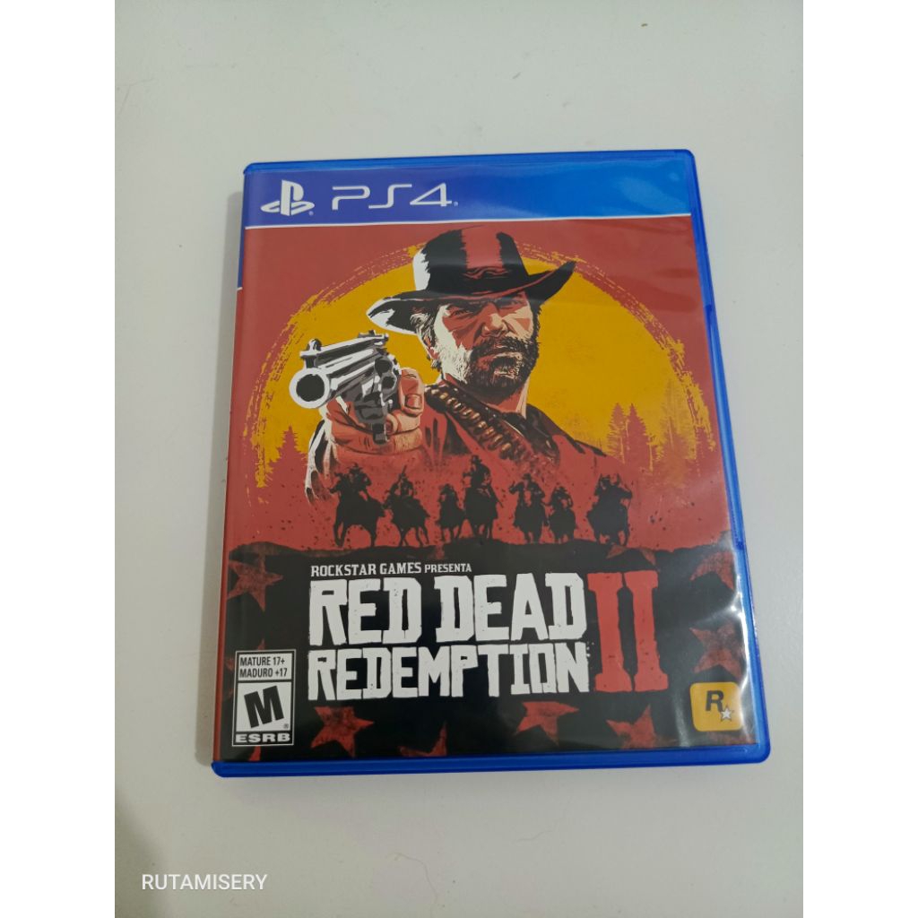 RDR2 +MAP region all kaset bd ps4 red dead redemption 2