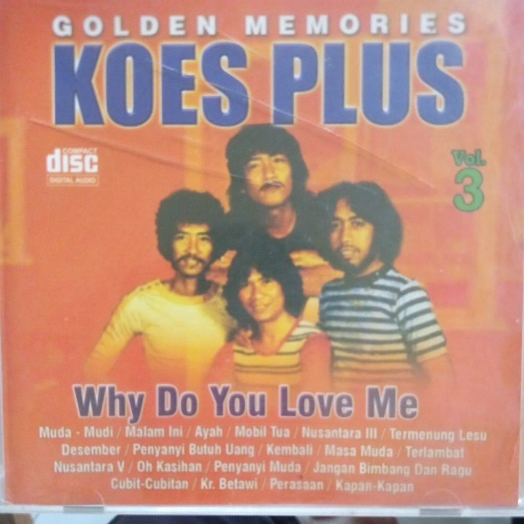 Kaset CD Koes Plus Golden Memories Vol.3 (Ori)