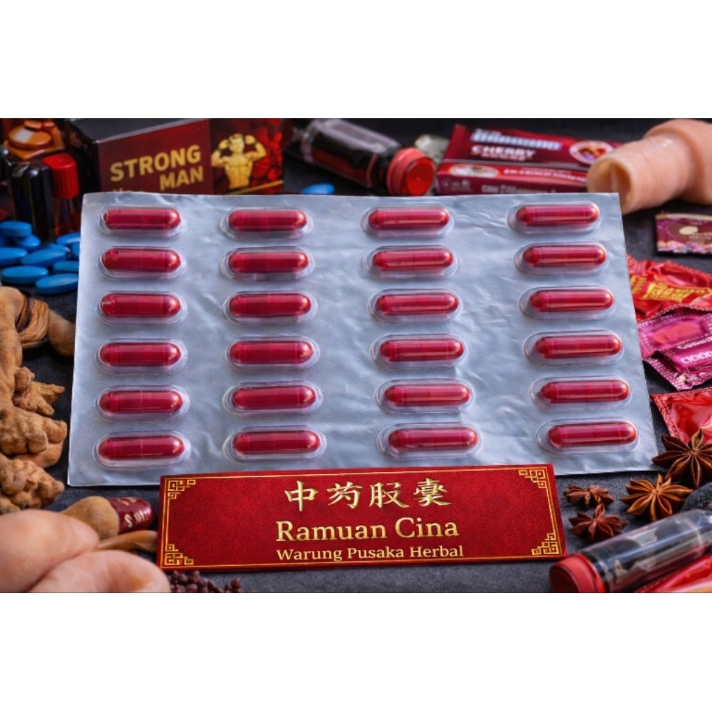 Ramuan Cina Obat Kuat Stamina Isi 24 Kapsul