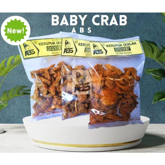 [BISA COD] KEPITING KRIUK BABY CRAB CAMILAN SEAFOOD CRAB KRIPS RENYAH VIRAL SNACK CEMILAN MOJOKERTO 