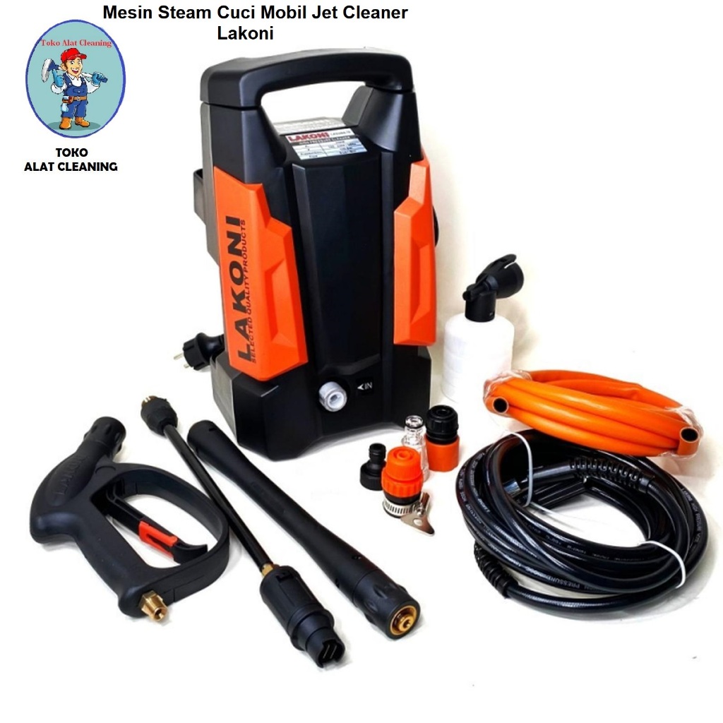 Mesin Steam Cuci Mobil Jet Sprayer Lakoni