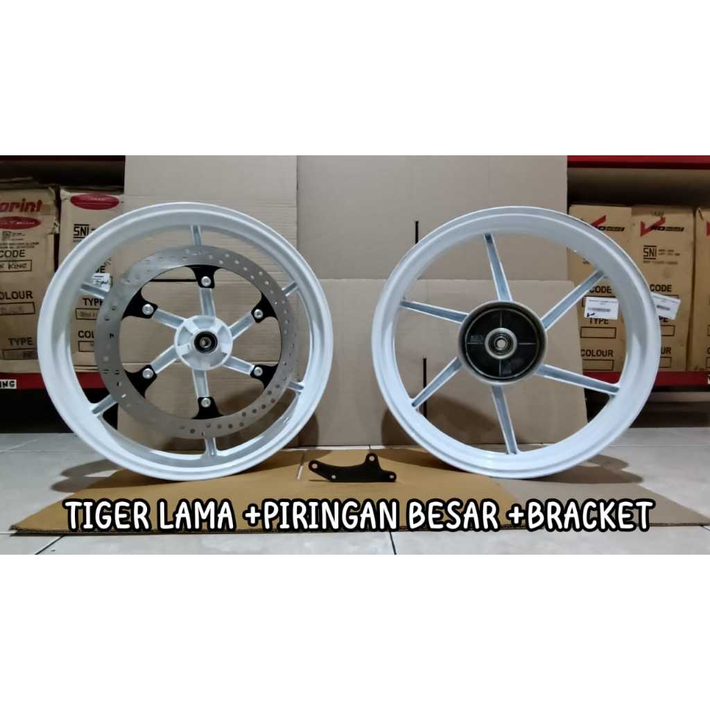 Velg racing tapak lebar YOSSY Ring 17 Honda Tiger Lama