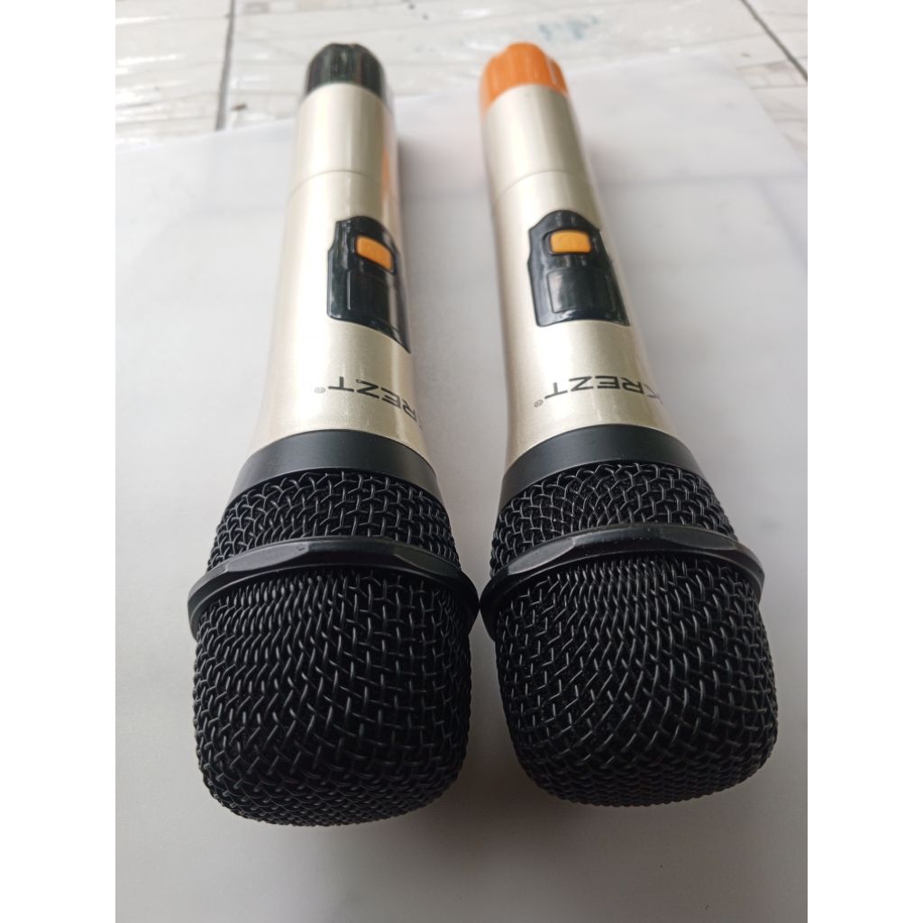 Microphone Mikrofon Mic Wireless Krezt KRU 820 (Gold) KRU820 / KRU-820 ORIGINAL