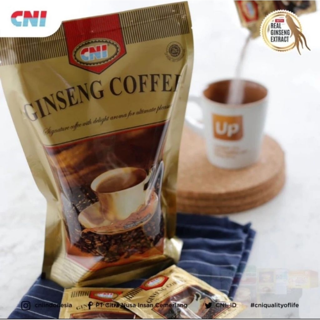 CNI Ginseng Coffee isi 20 sachet Kopi Ginseng CNI