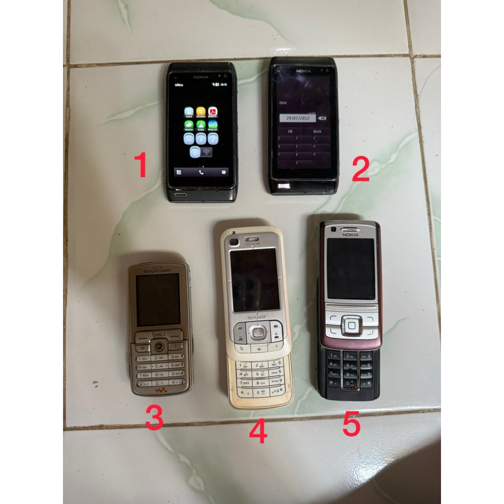 borongan hp jadul nokia sony