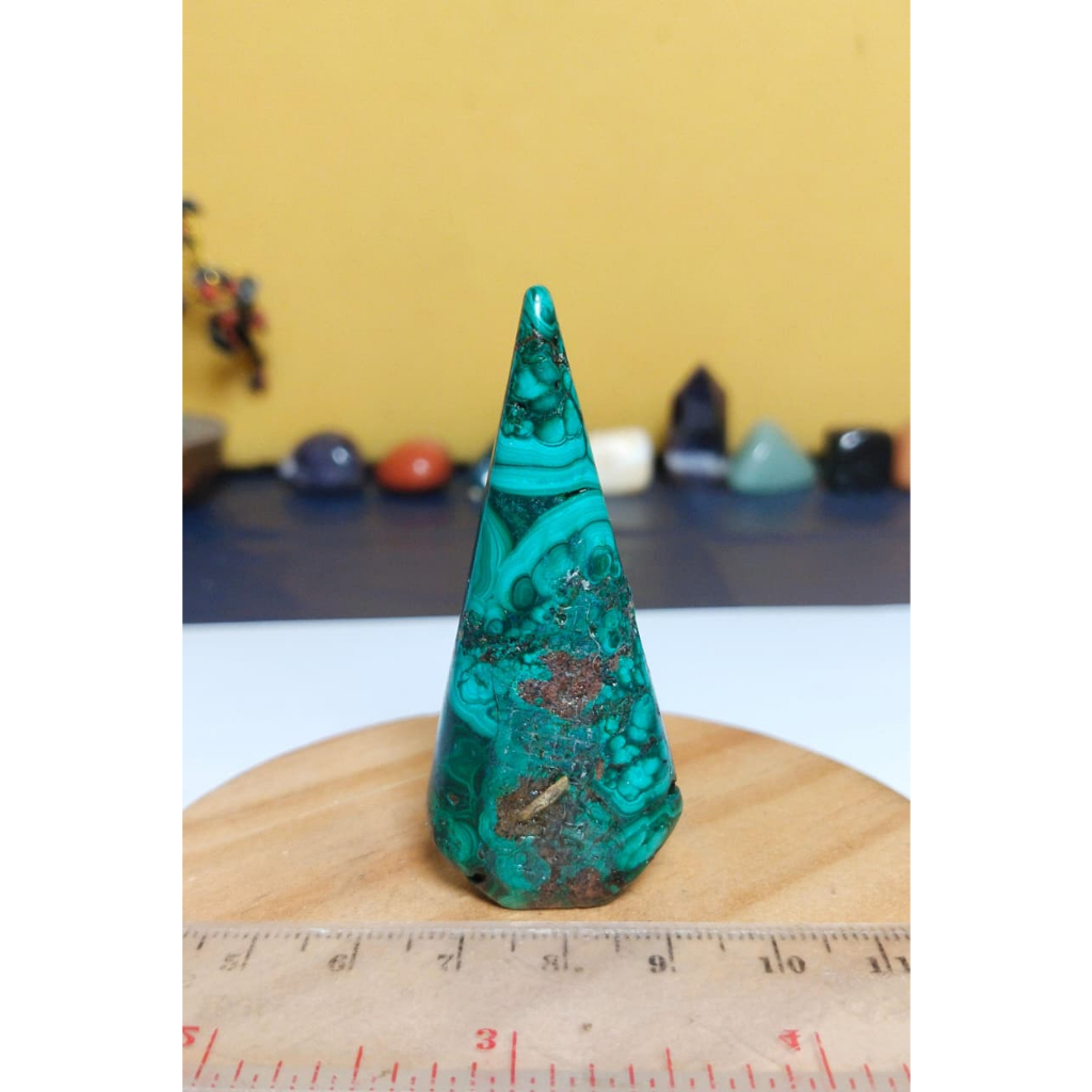 Natural Malachite Ornament (6)