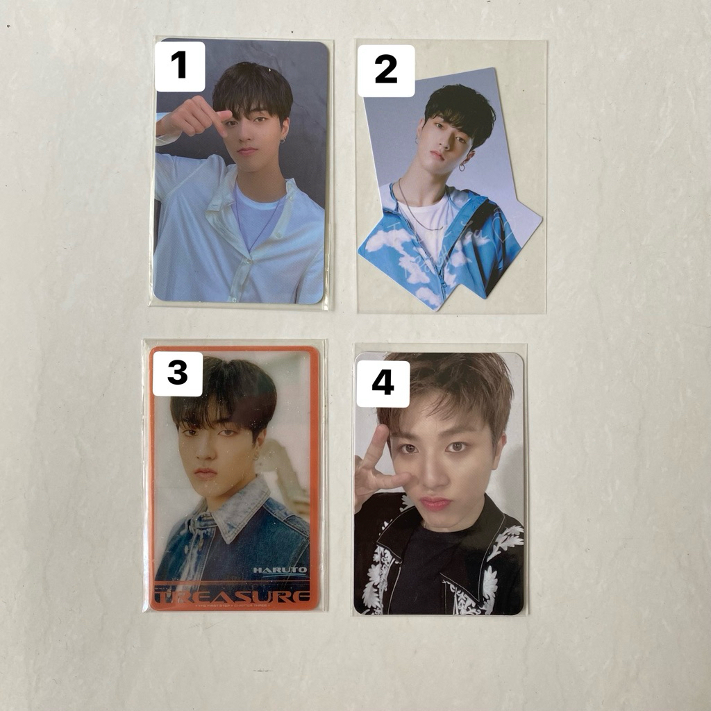 pc photocard official haruto treasure junghwan mumo the first step chapter three
