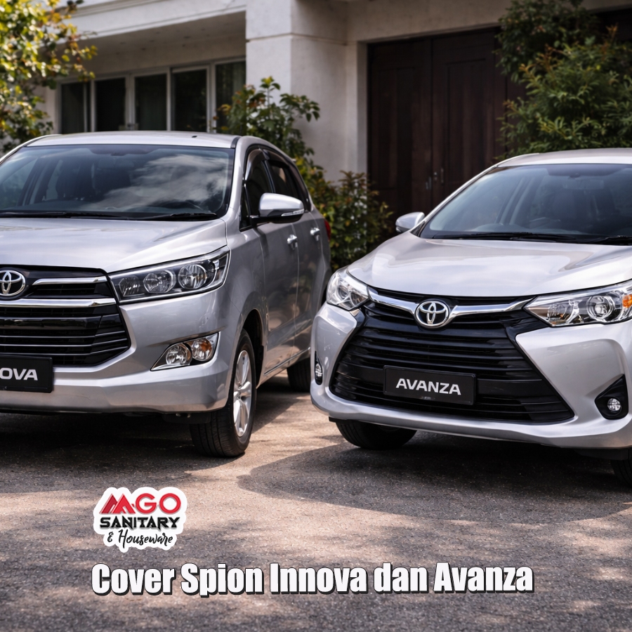 Cover Spion Chrome Avanza & Innova | Aksesoris Mobil Elegan Anti Karat (1 Set Kiri Kanan)