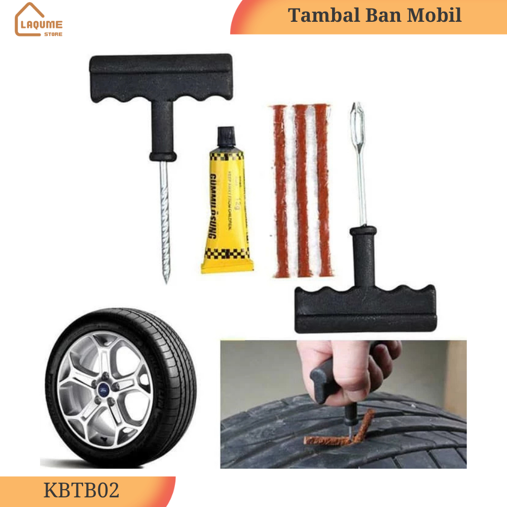 Tambal Ban Tubeless Tambal Ban Mobil Sepeda Motor Tubeless Tire Repair Alat Tambal Ban
