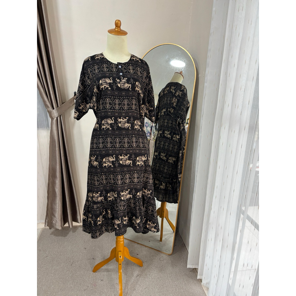 NESTUF IBU KANCING JUMBO RAYON VISCOSE PREMIUM BUSUI KANCING GROSIR DASTER JEMBER