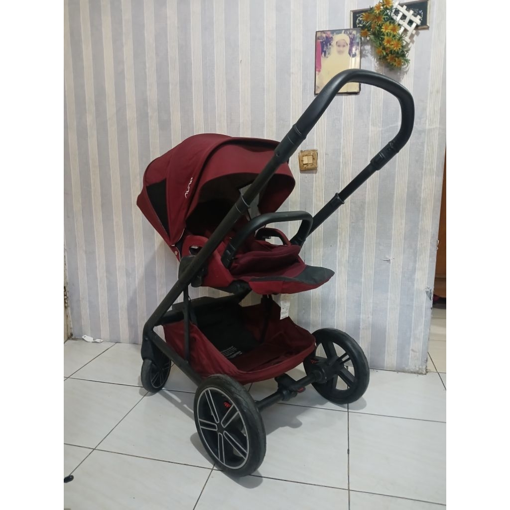 STROLLER NUNA MIXX 2 BERRY PRELOVED/BEKAS