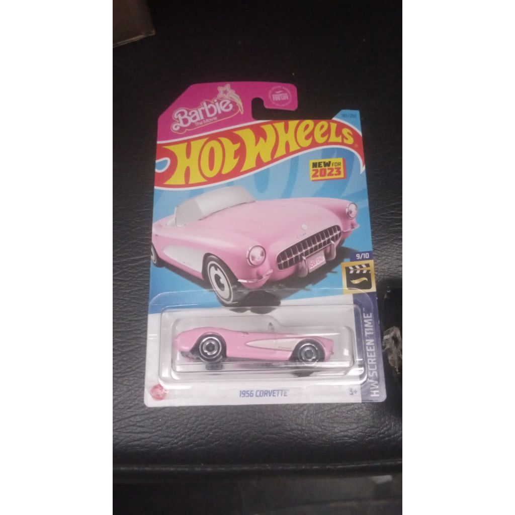 Barbie hot Wheels Corvette pink Barbie