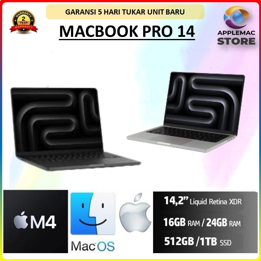 IBOX APPLE MACBOOK PRO 14 M4 PRO 20C GPU 24GB 1TB 14C CPU 14 INCH