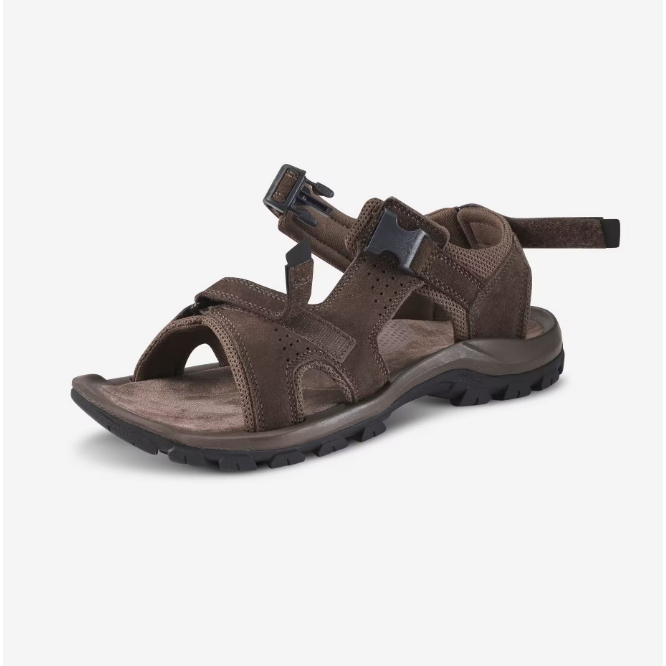 QUECHUA NH120 Sendal Kulit Gunung Pria Hiking Nyaman