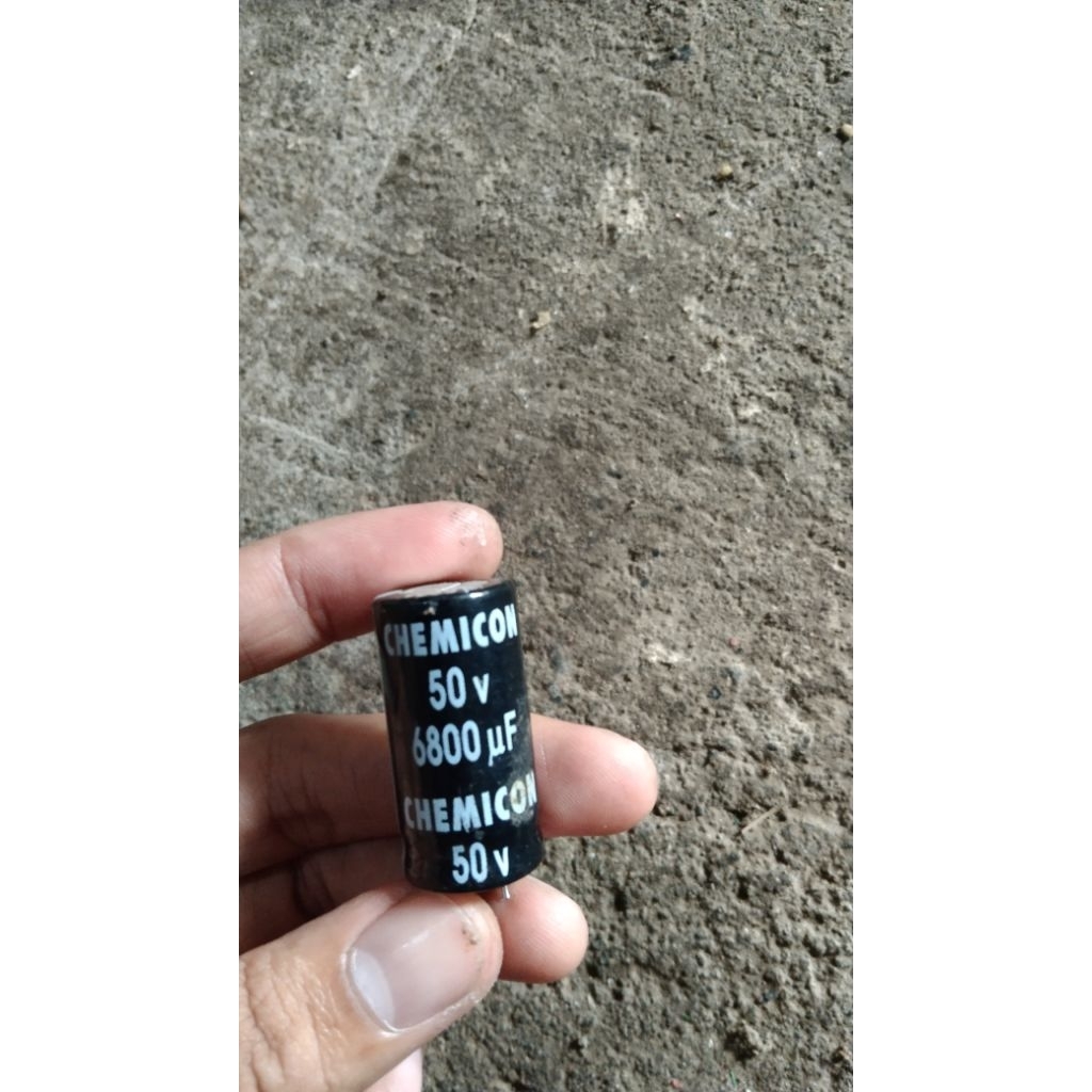 ELCO CHEMICON 6800Uf 50V ORIGINAL