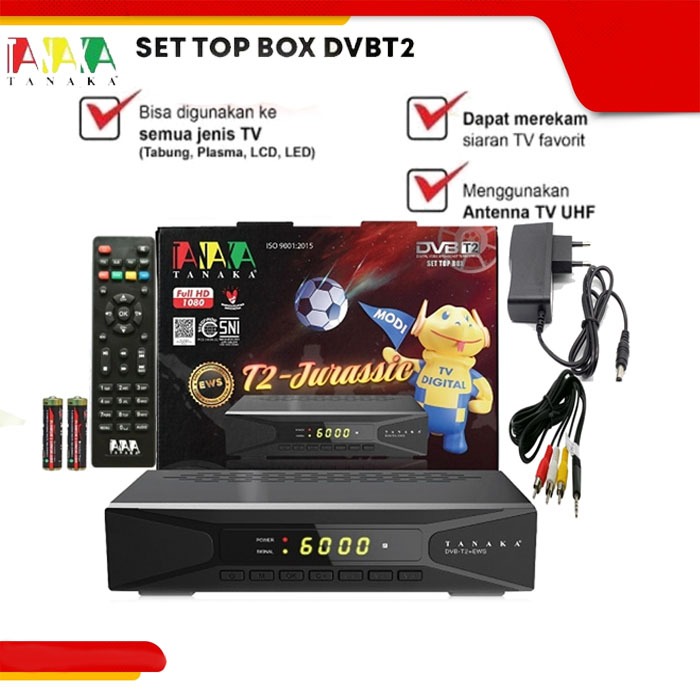 STB Digital DVB T2 Tanaka - Set Top Box - T2 JURASSIC/STB Digital DVB T2 Tanaka type T2 JURASSIC
