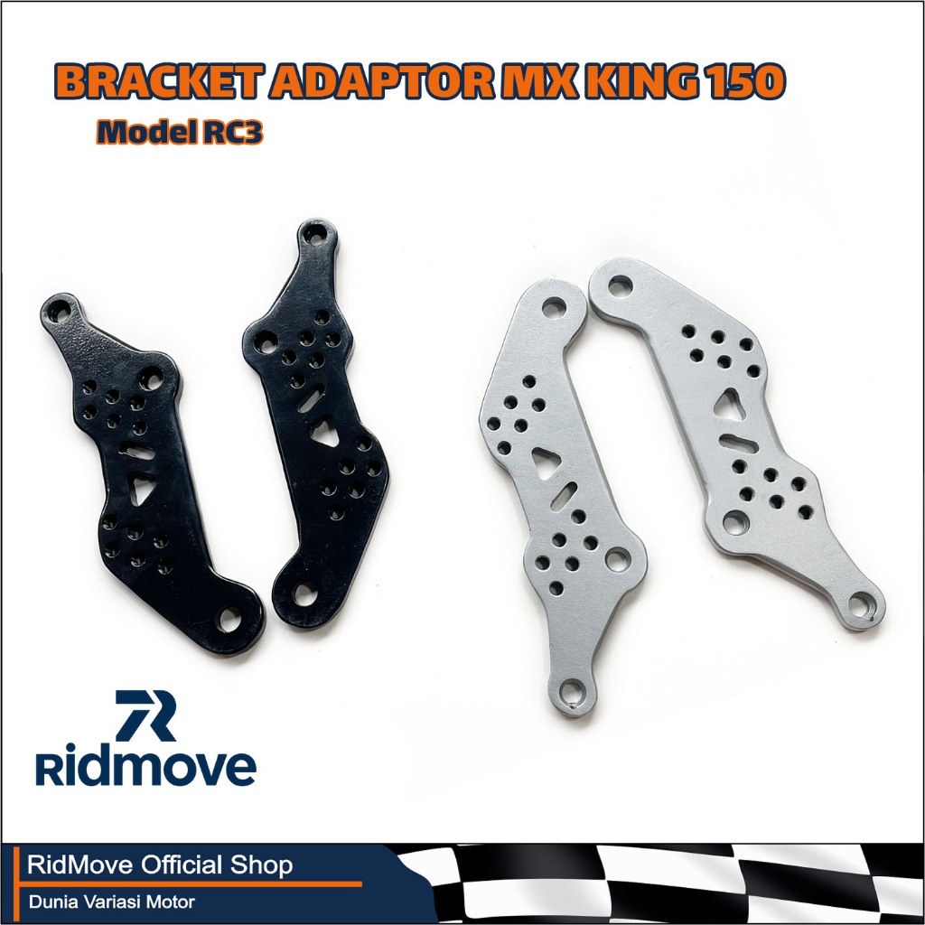 Adaptor Underbone Mx King UB RC3 Yamaha Jupiter MX King Full CNC Bahan Plat Besi Tebal
