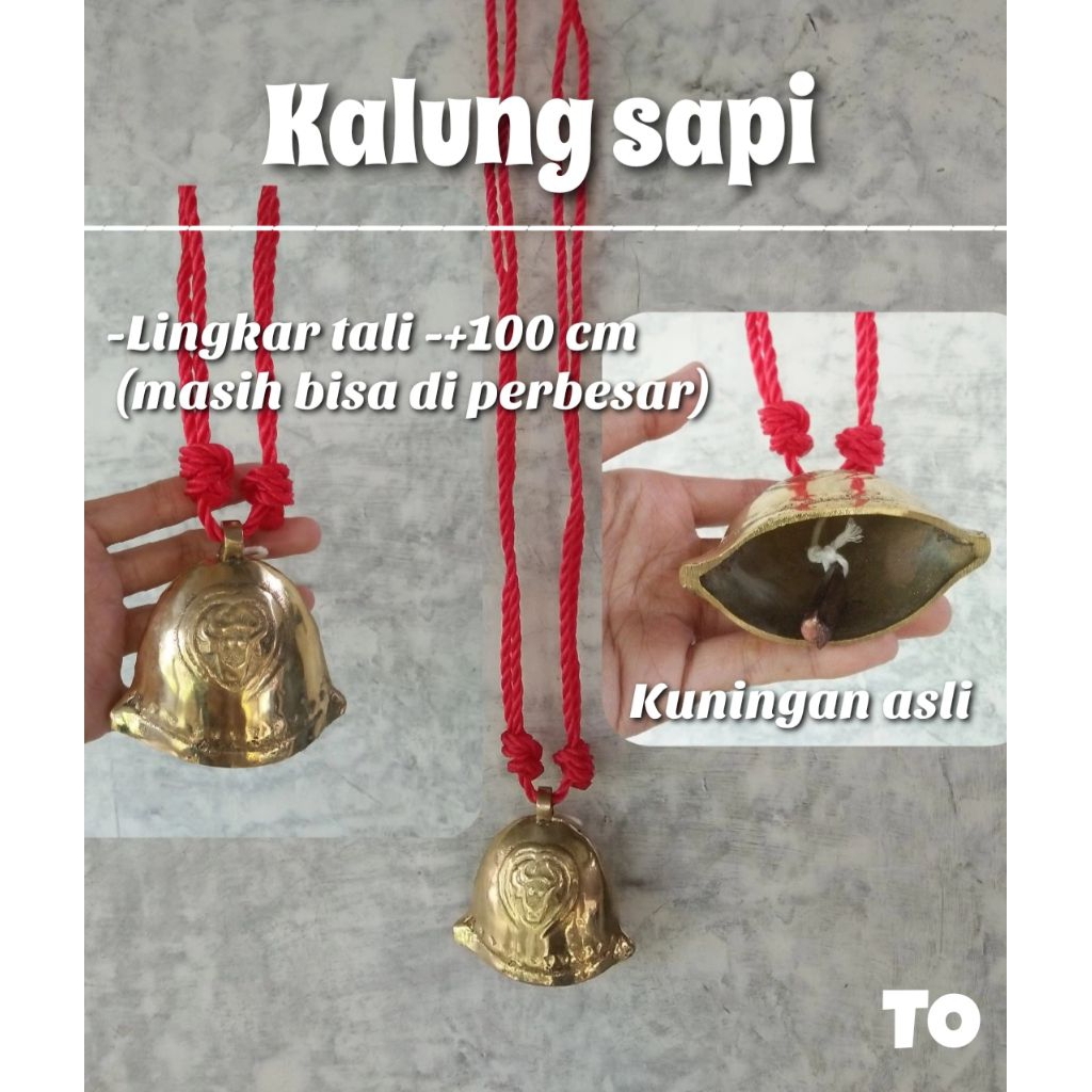 Kalung Hewan / KLUNTUNG SAPI / Kalung Sapi / aksesoris hewan