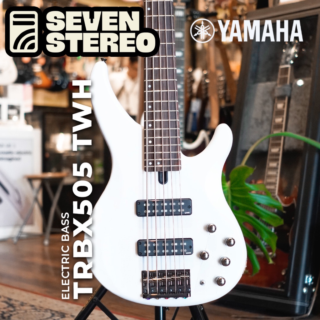 Yamaha TRBX505 TRBX 505 5 strings Electric Bass Translucent White