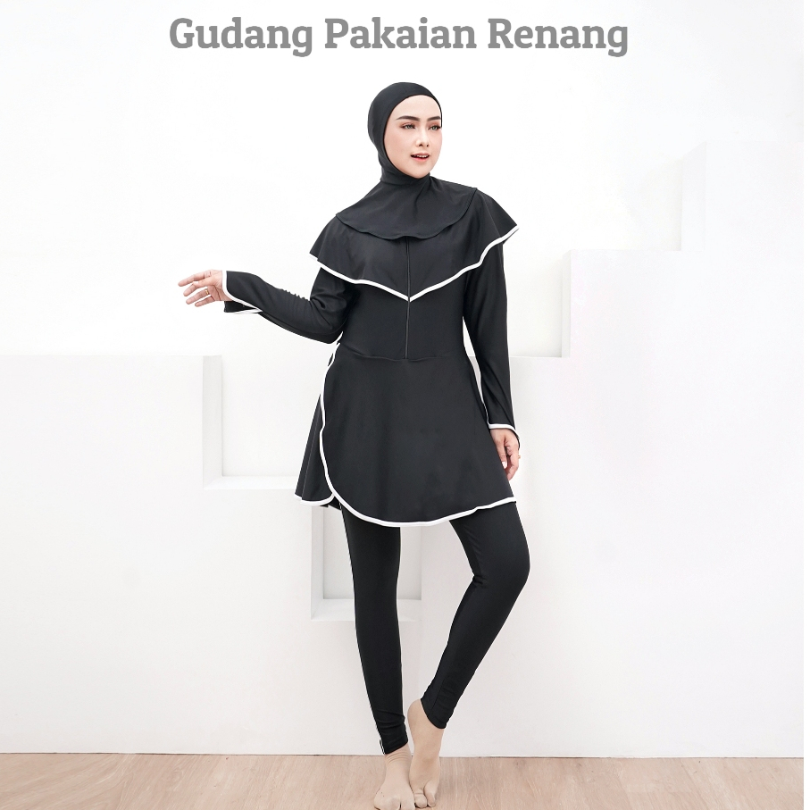 Baju Renang Muslimah Syari Muslim Hijab Dewasa Luxury Premium
