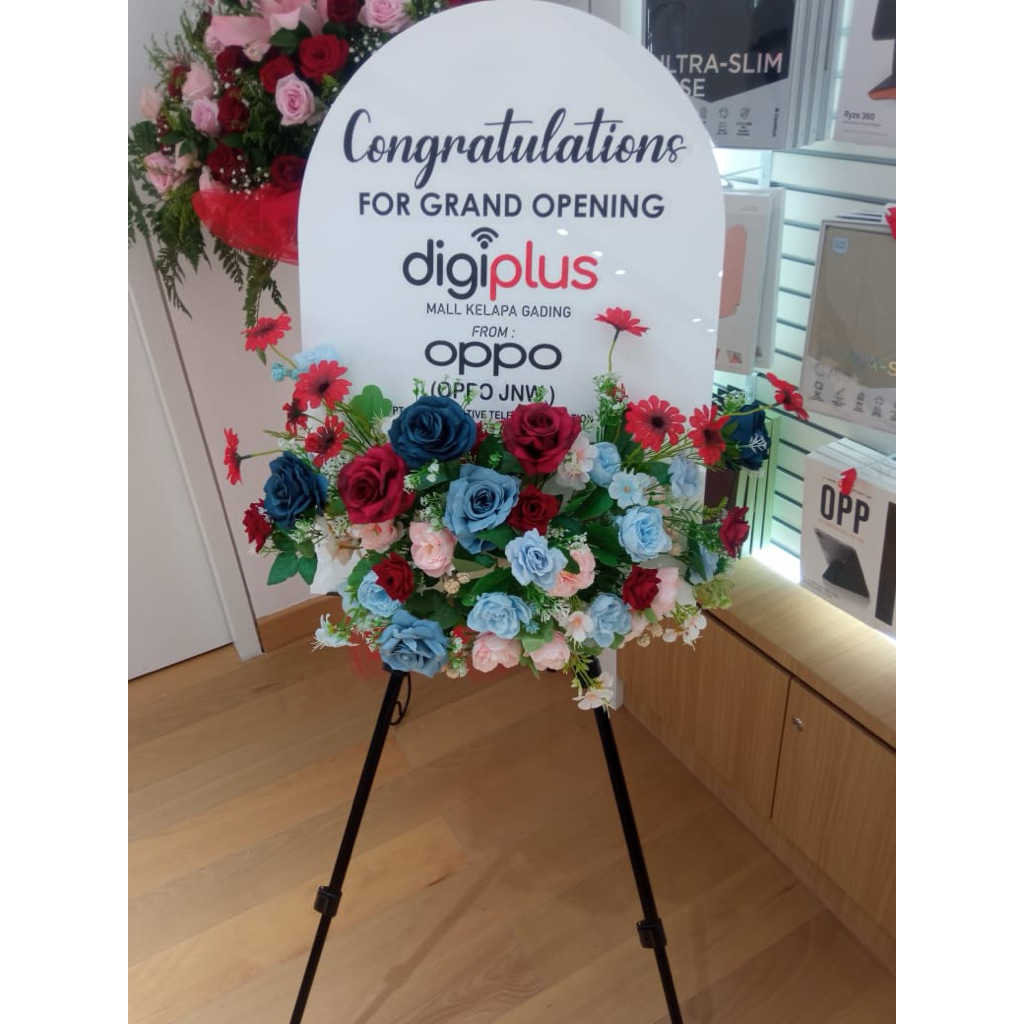 PAPAN UCAPAN ACRYLIC CUSTOM / WELCOME SIGN WISUDA / PERNIKAHAN / GRAND OPENING (FREE STANDING)