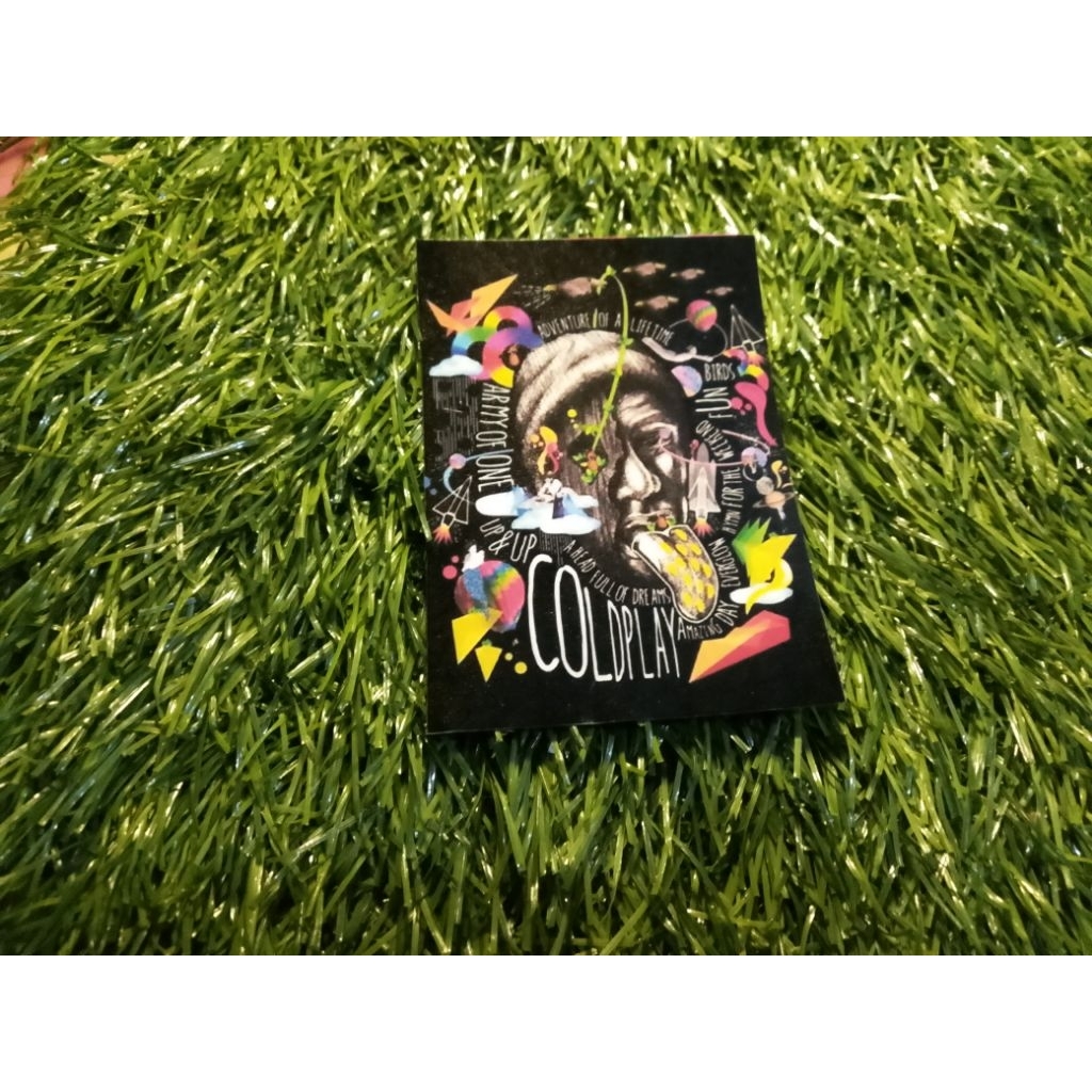 stiker vinyl coldplay