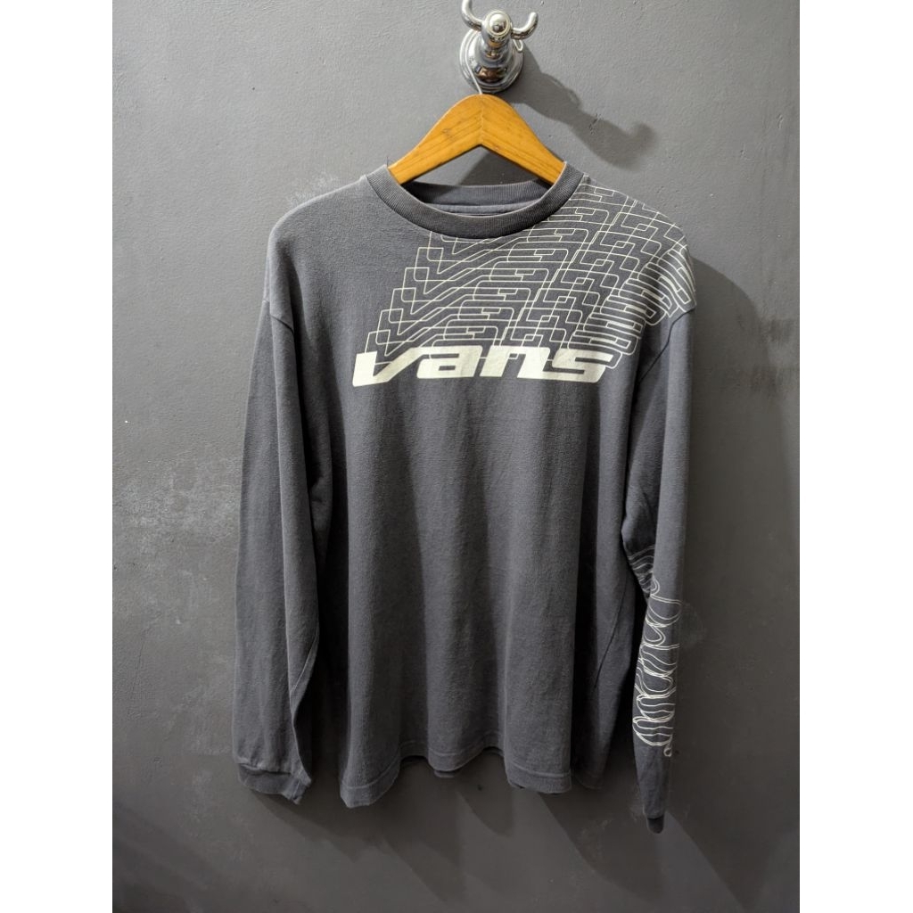 Kaos Vintage Vans original size L longsleeve preloved