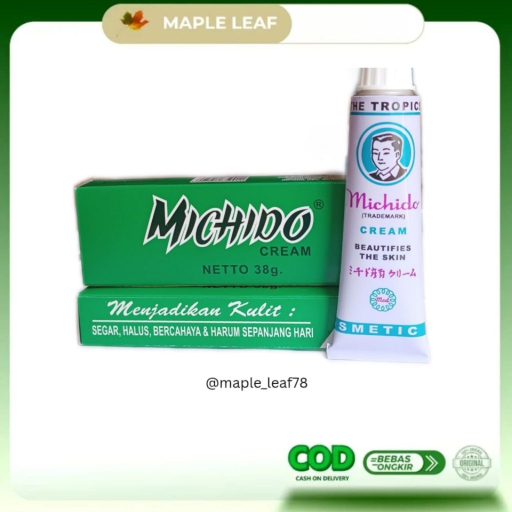 Michido Cream |Moisturizer Pelembab Pria dan Wanita 38g