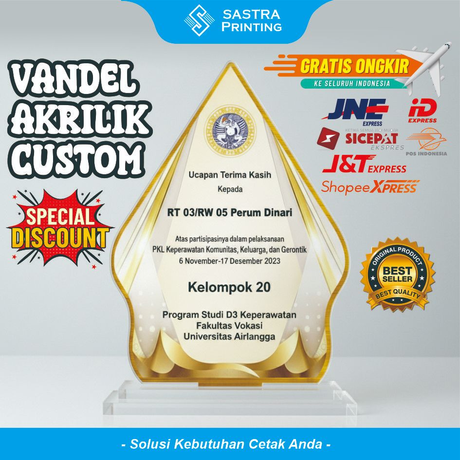 Plakat Akrilik, Penghargaan, Trophy, Plakat Wisuda, Plakat, Plakat Akrilik Wisuda, Plakat Weding, Pl