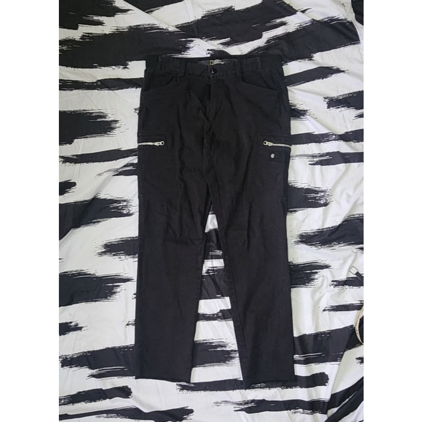 Celana Outdoor Tactical Hitam – Cargo Slim Fit Serbaguna Natgeo