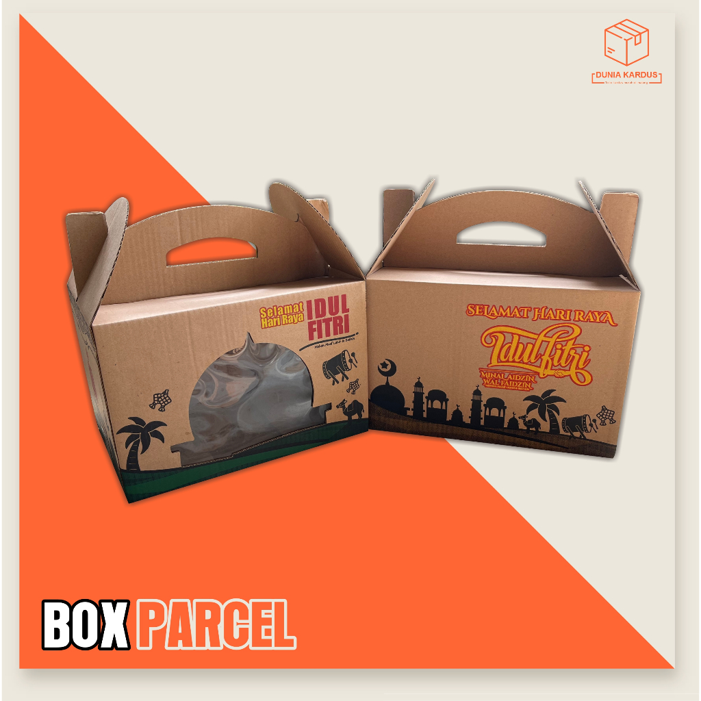Kardus PARCEL 30x20x20 cm (Model Jinjing)  Kardus | Parcel | Lebaran | idul Fitri | sembako | hamper