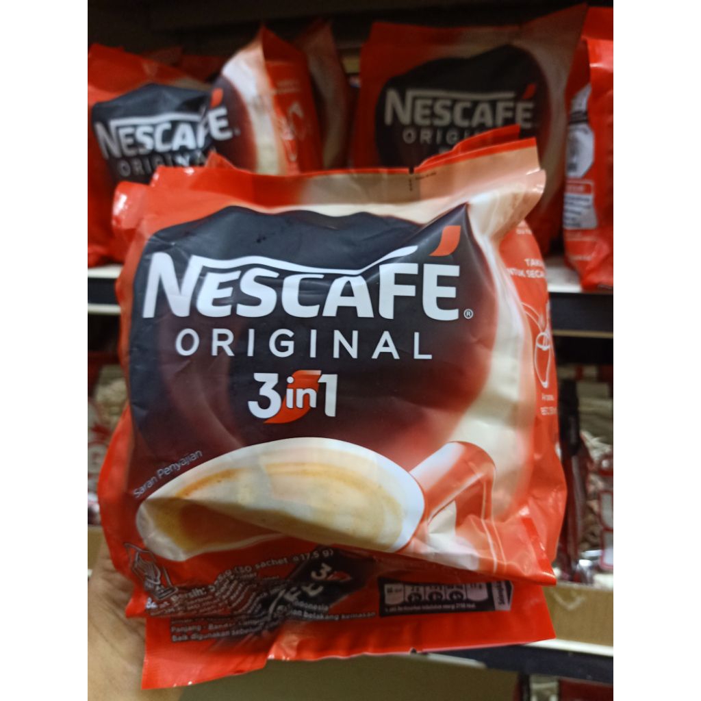 Nescafe original kopi krimer 525g isi 30 sachet