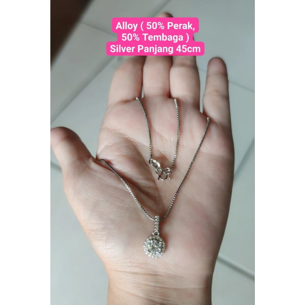 Kalung OSD Rantai Silver K01.16 Olla Shopping Depok