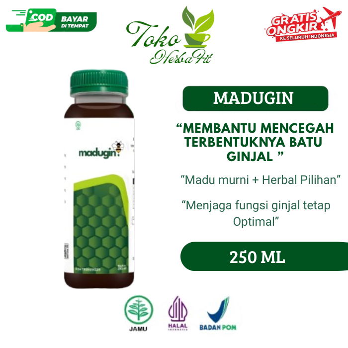 Madugin Herbal Ginjal - Madu Peluruh Batu Ginjal & Infeksi Saluran Kemih Solusi Pencegah Batu Ginjal