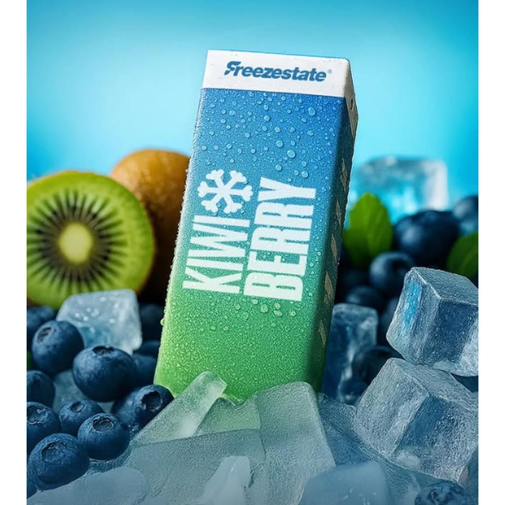 Liquid Freeze State Kiwi Berry Salt Nic 30ML by Freezestate.id [ VAPEKU88 ]
